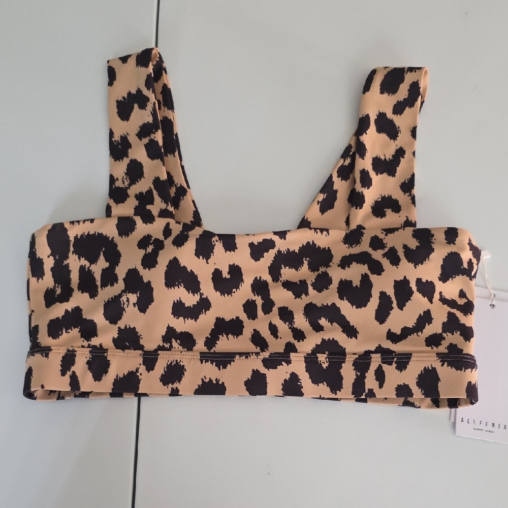Leopard Print Sports Bra